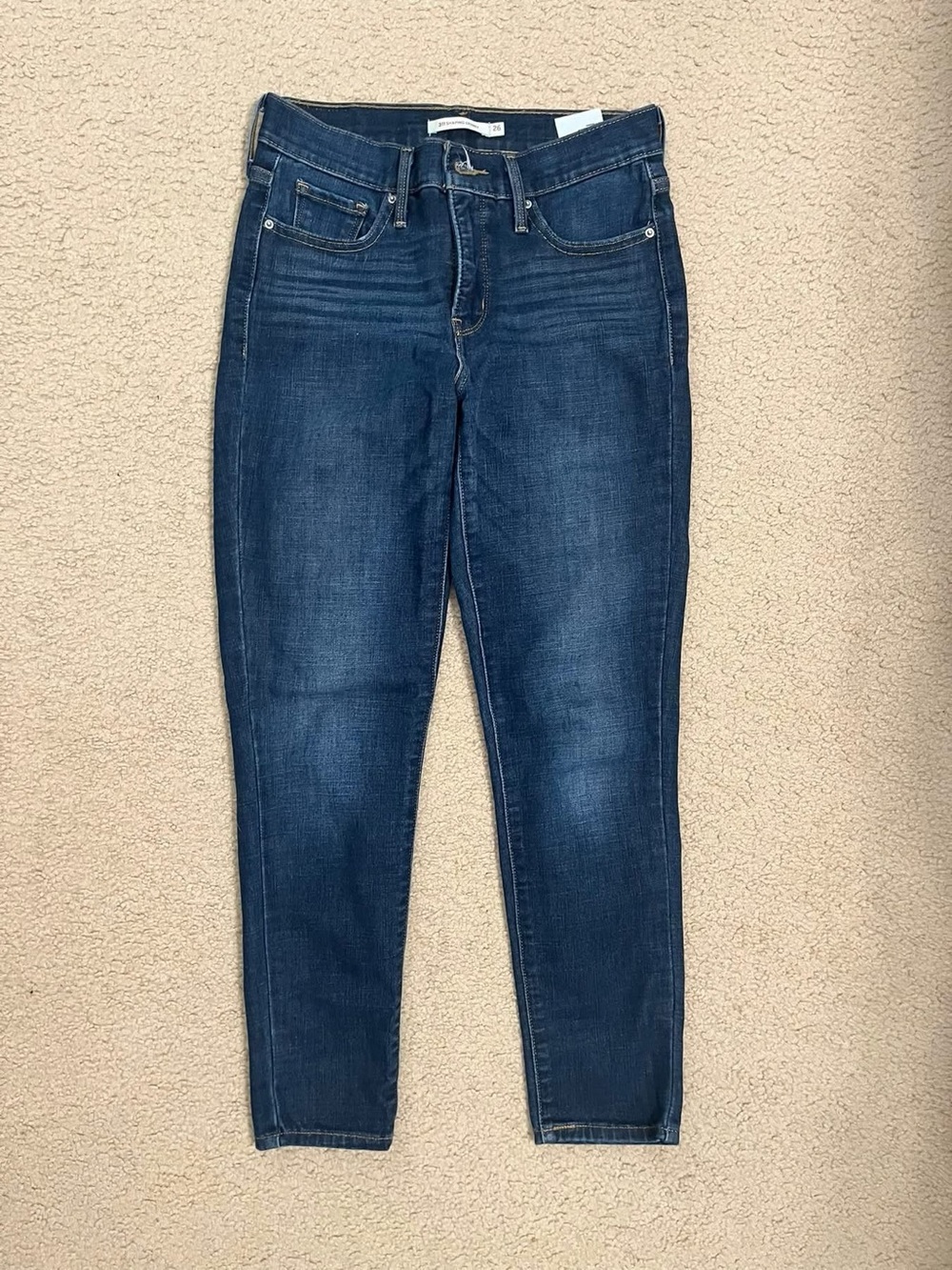 Levi's Indigo Blue Skinny Jeans